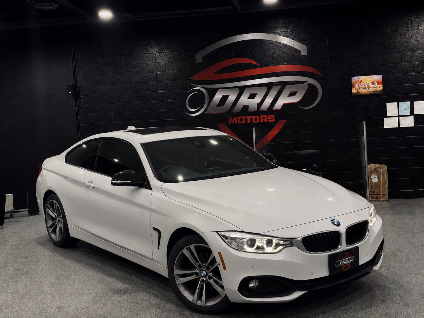 BMW at Drip Motors showroom in Langley, BC
